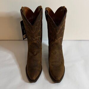 Dan Post Women Brown Mid-Calf Leather Western Cowboy Boots DP3548 Size 7